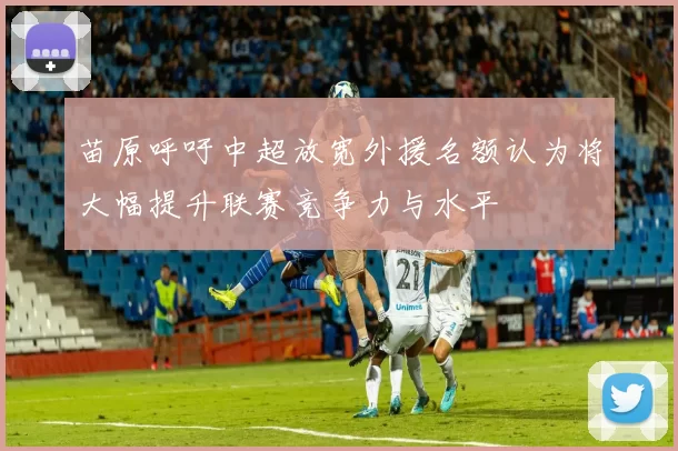 苗原呼吁中超放宽外援名额认为将大幅提升联赛竞争力与水平